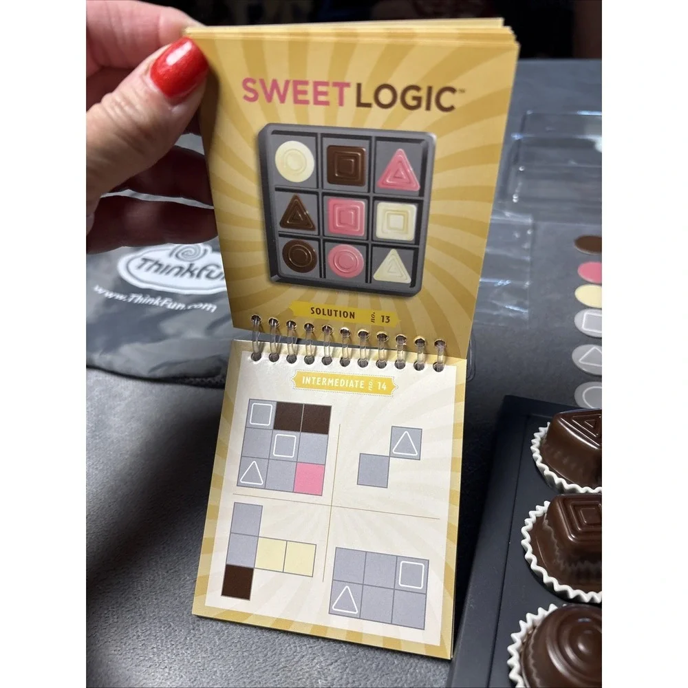 ThinkFun Chocolate Fix Logic Game Complete In Bag  Instructions